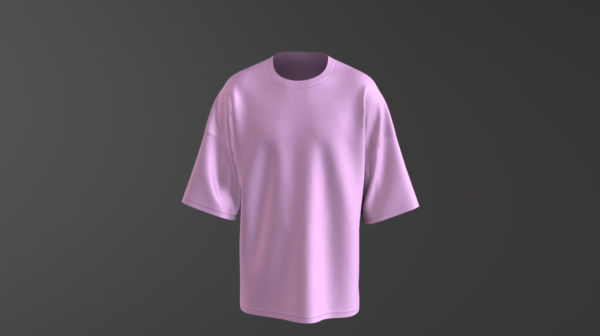 Plain Oversized Tee (Lavender)